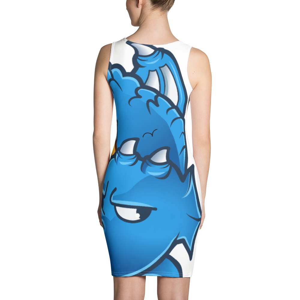 Dragonchain (DRGN) All-Over Print Dress - Crypto Clothing