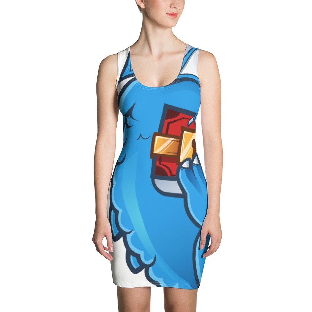Dragonchain (DRGN) All-Over Print Dress - Crypto Clothing