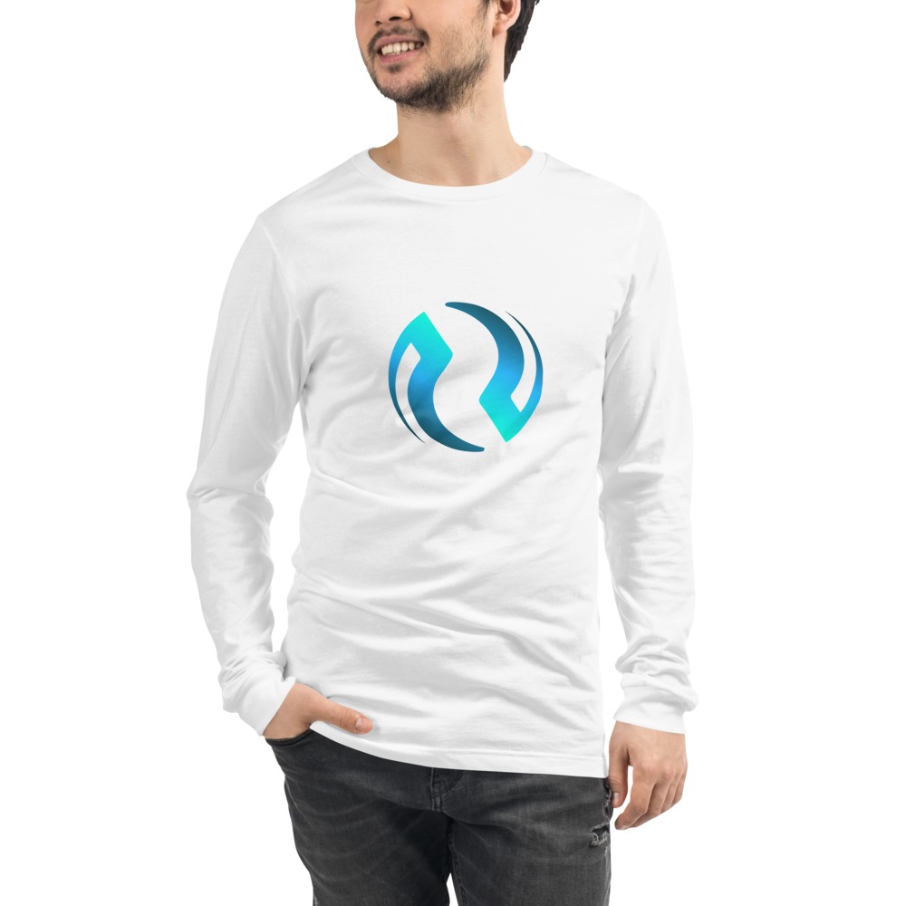 Injective Protocol (INJ) Long Sleeve T-Shirt - Crypto Clothing